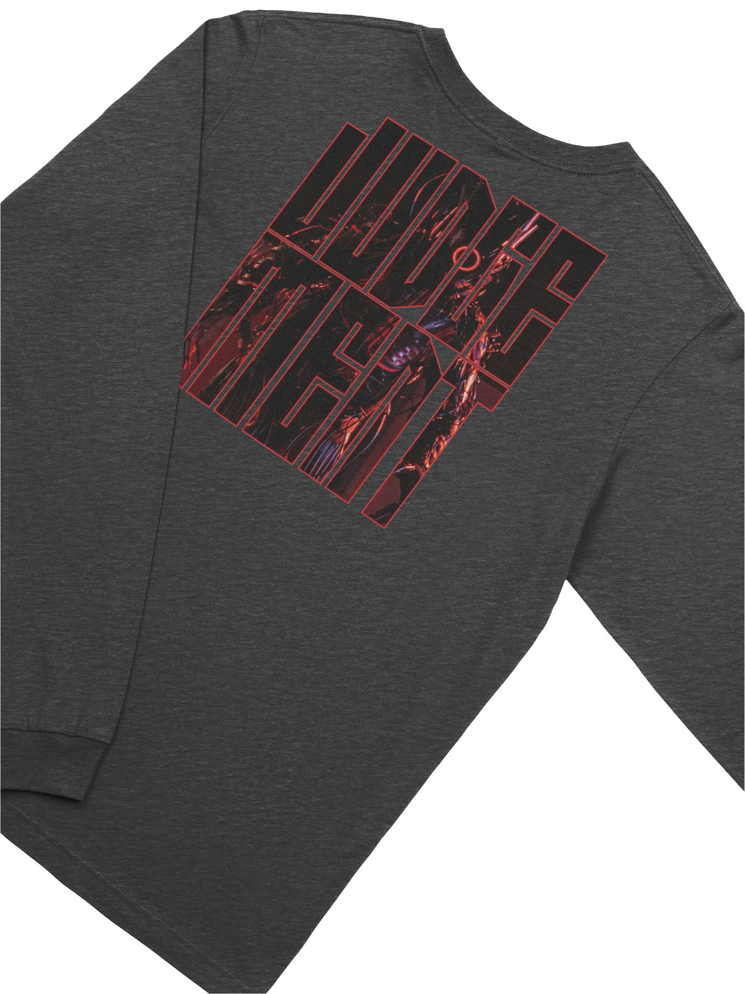 UNPLUG Long Sleeve Judgment Back Print T-shirt product image (16)