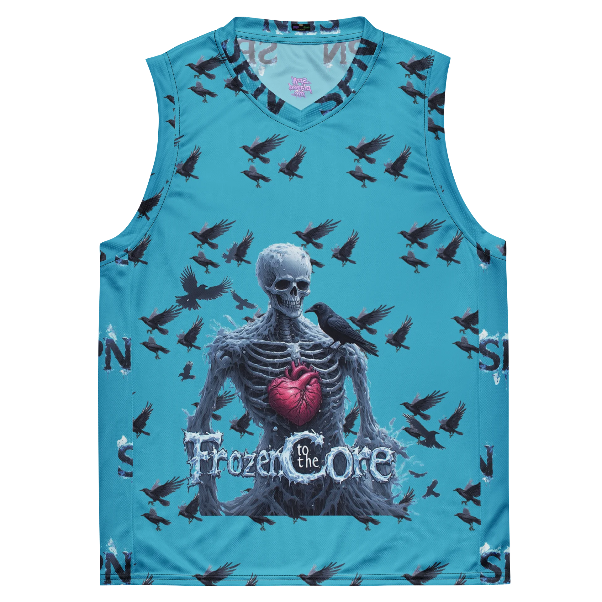 ice cold All-Over Print Basketball Jersey product image (2)