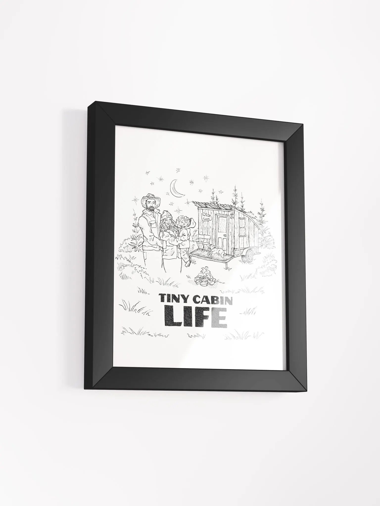 Tiny Cabin Life Poster product image (9)