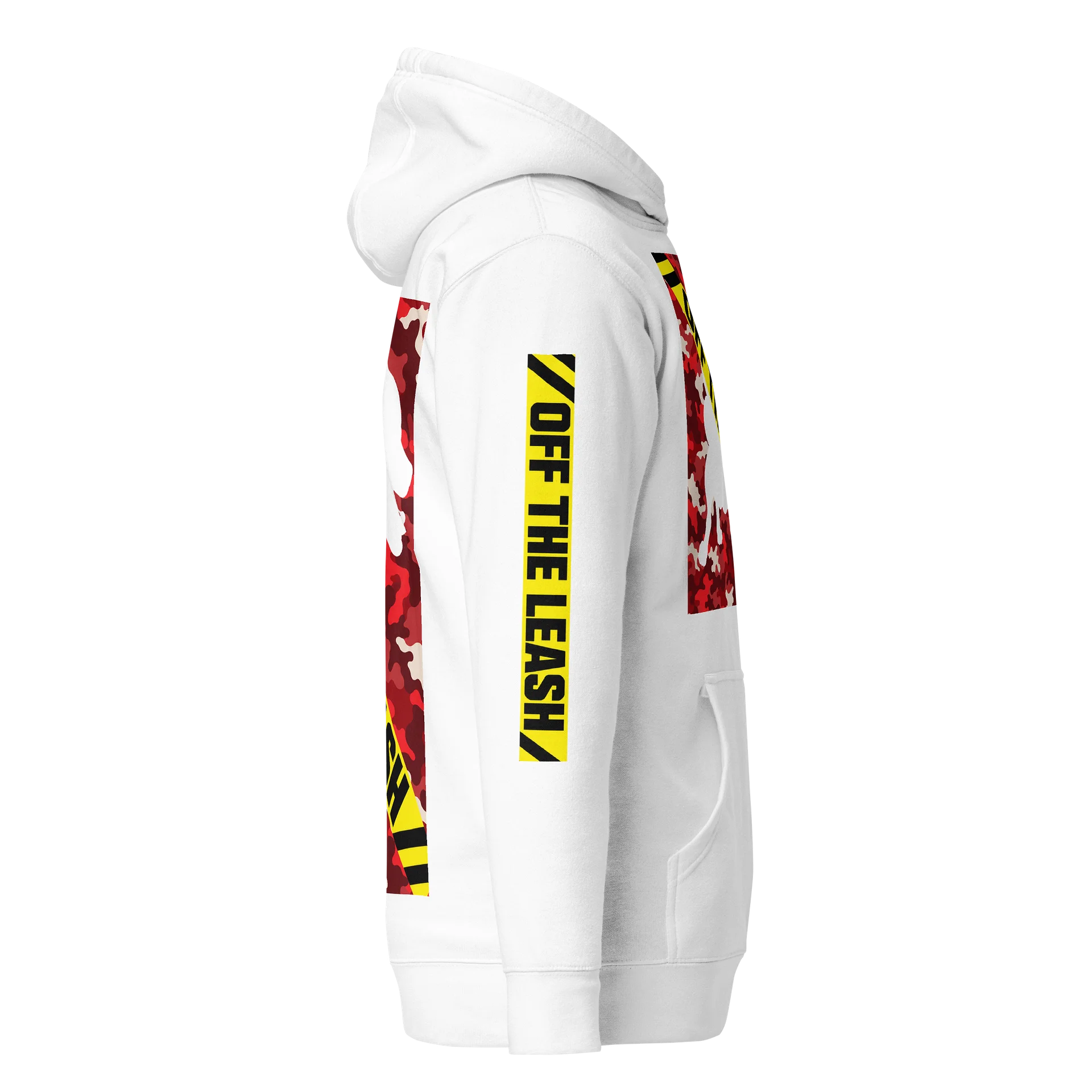 Off The Leash Caution Camo Hoodie product image (5)