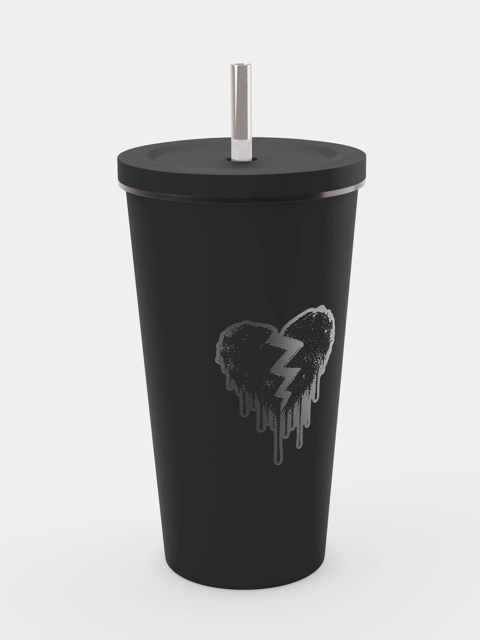 Bleeding Heart Tumbler with straw product image (15)