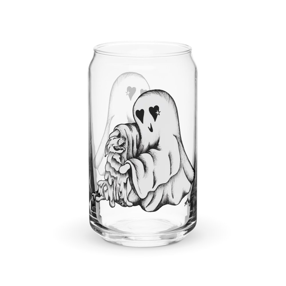 Ghost Dog and Ghost, Can-Shaped Glass product image (1)