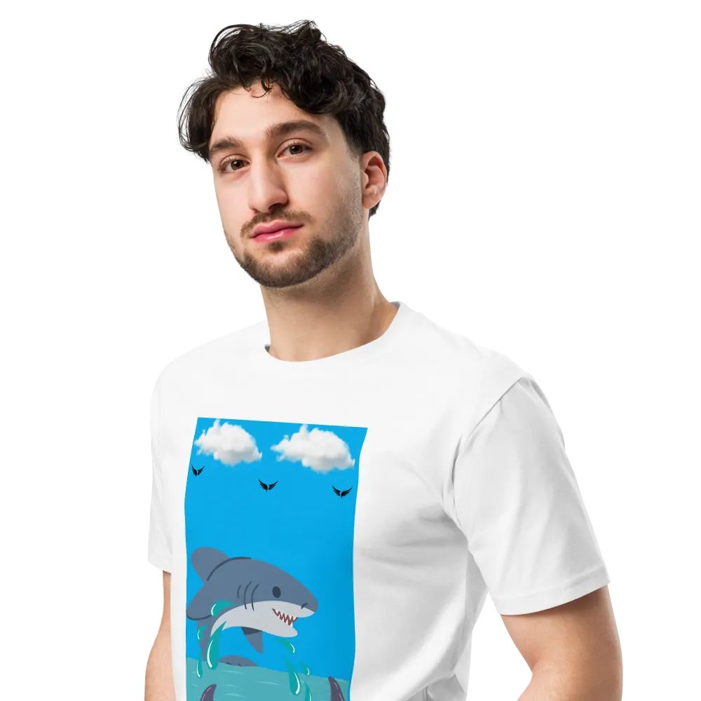 Splashy Shark Unisex Tee product image (4)