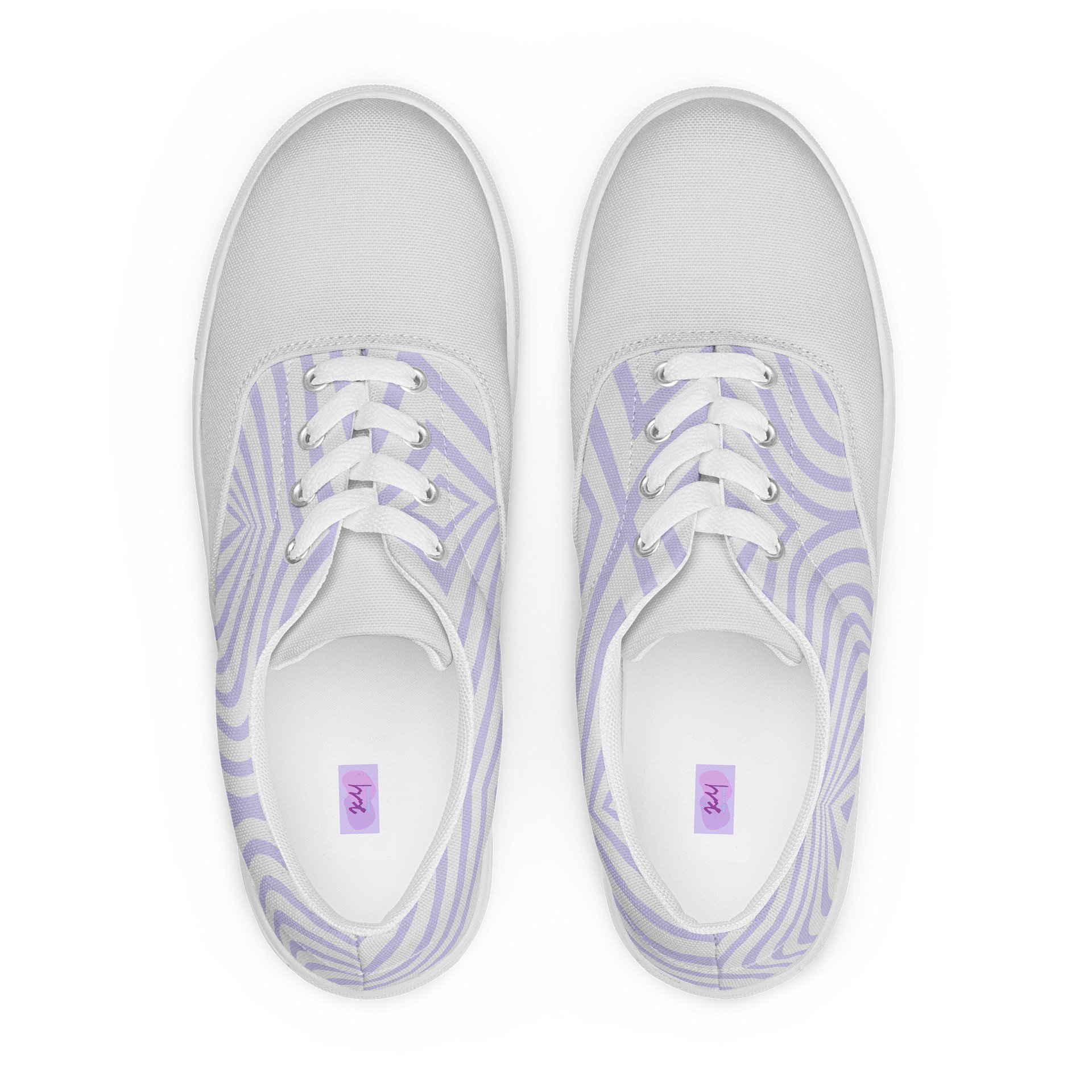 Symmetric Waves Men's Canvas Shoes product image (4)