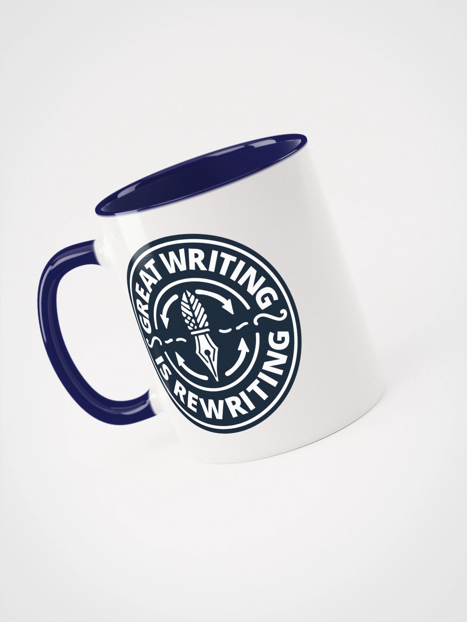 Great Writing Is Rewriting—Ceramic Mug with Color Inside (11 & 15oz) product image (41)