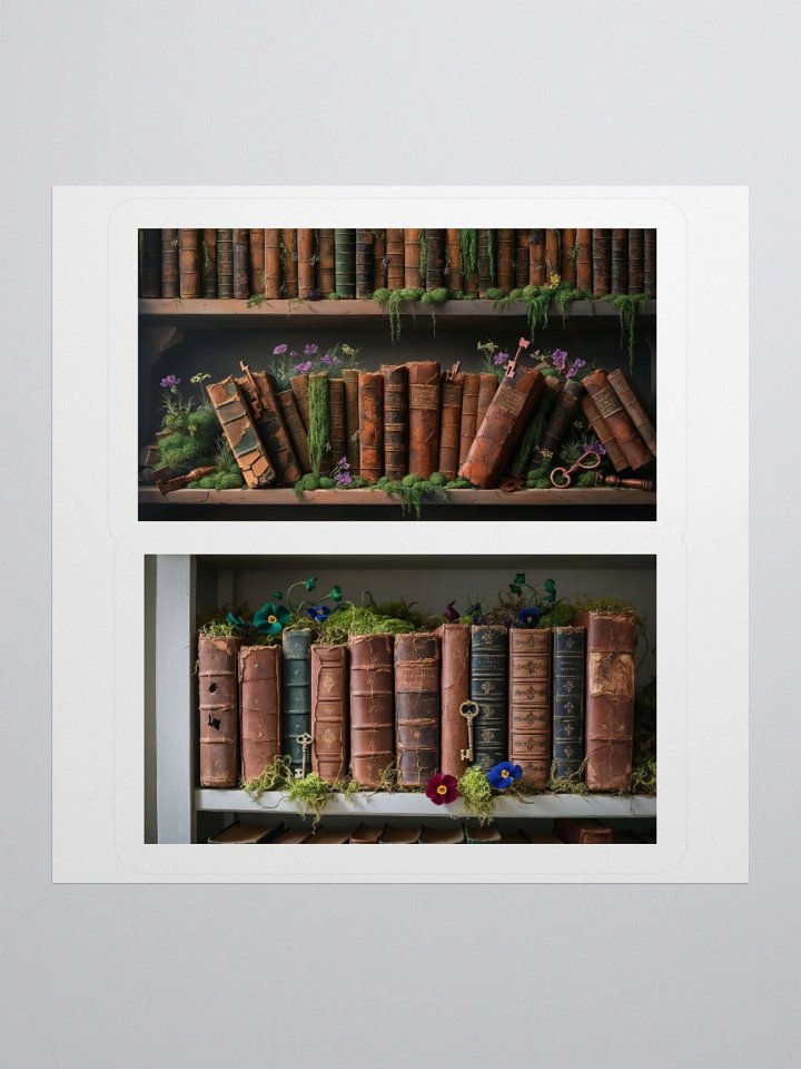 Ink and Elsewhere Stickers #5 – Shelves That Remember product image (1)