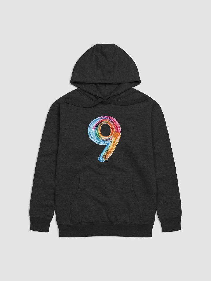 transparent-number-9-paintbrush-colorful-letter-9 paper-colorful-letter-9-on-paper-with-brush- Hoodie-Sweater product image (1)
