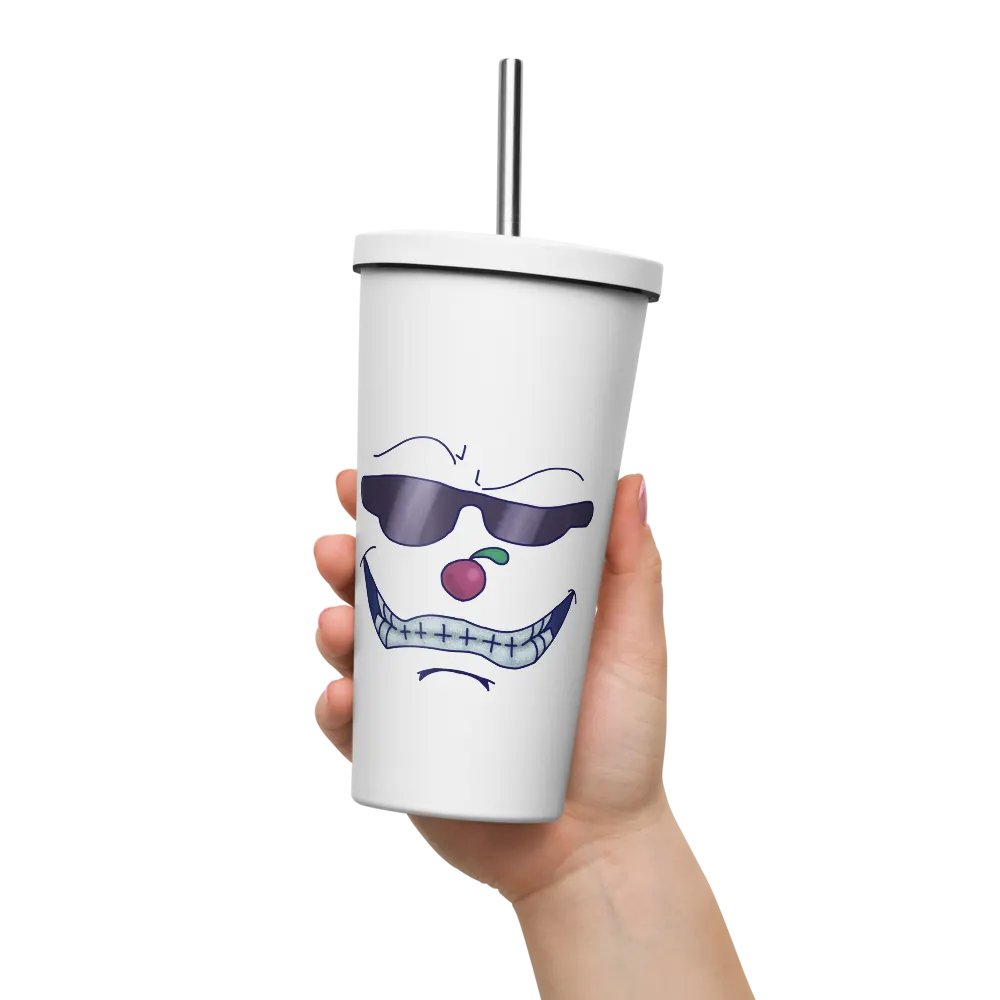 'Cweemy Face V2' - Tumbler With Straw product image (11)