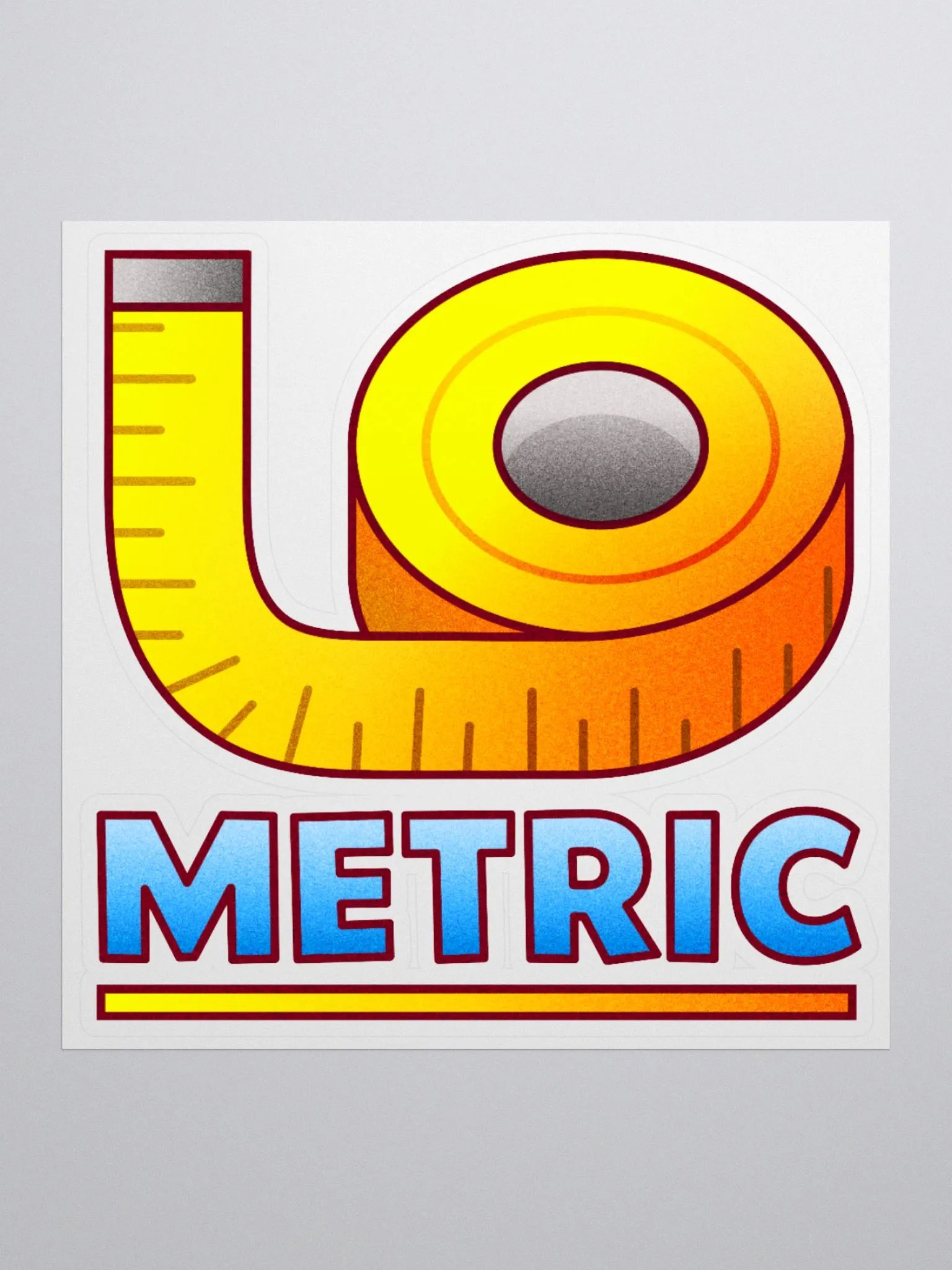 Metric Sticker product image (1)