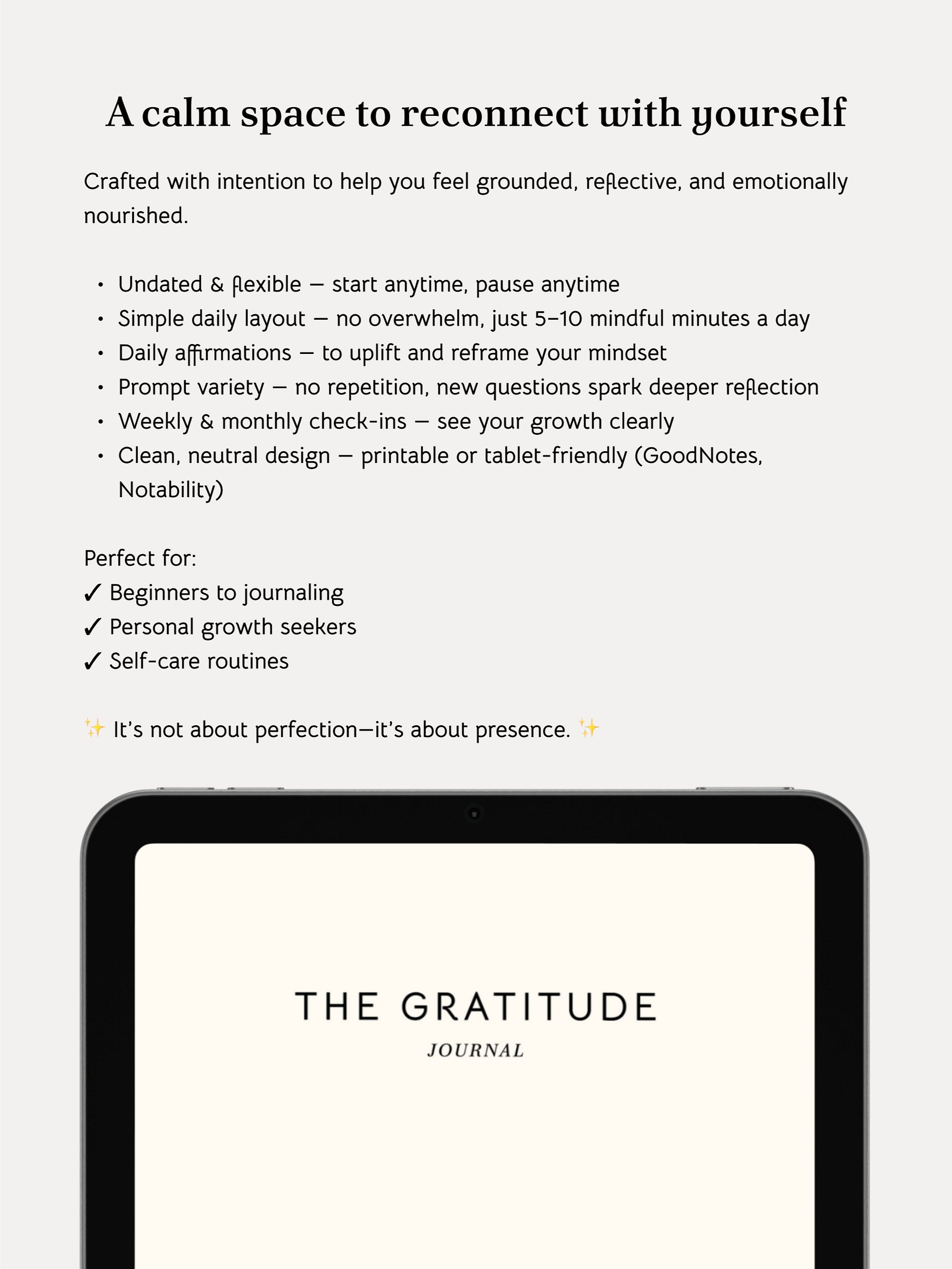 90-Day Gratitude Journal – Digital Download product image (3)