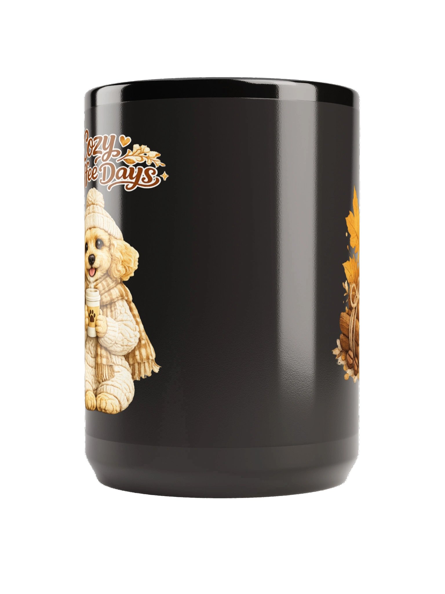 Cozy Coffee Days Black Mug product image (2)