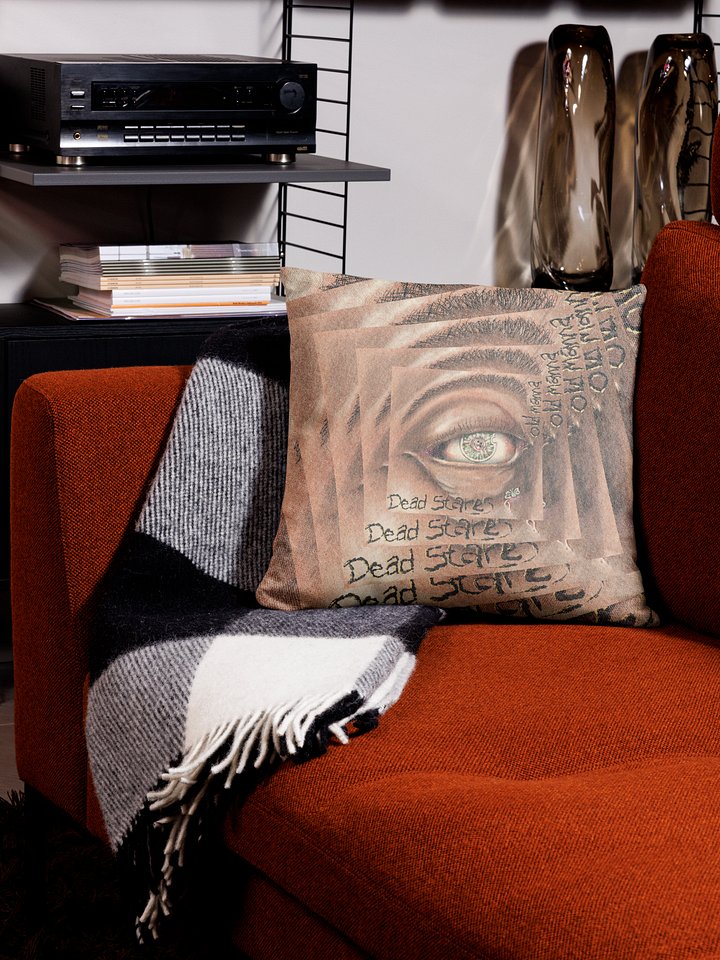 Dead Stares Throw Pillow product image (1)