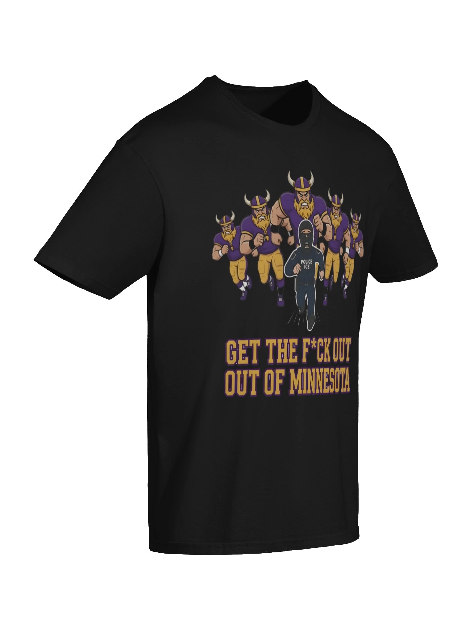 Get Fck Out Of Minnesota Shirt – Viral Anti-ICE Minneapolis Statement Tee product image (7)