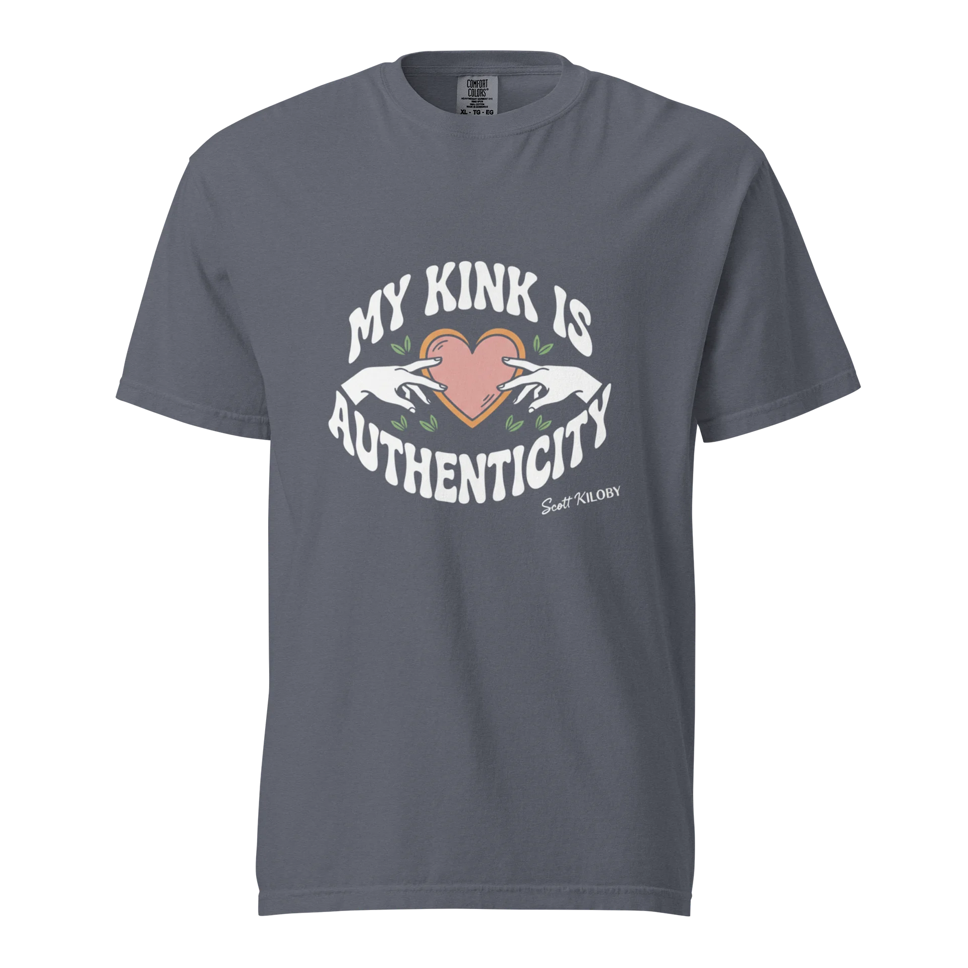 “My Kink Is Authenticity” Denim T-Shirt product image (1)