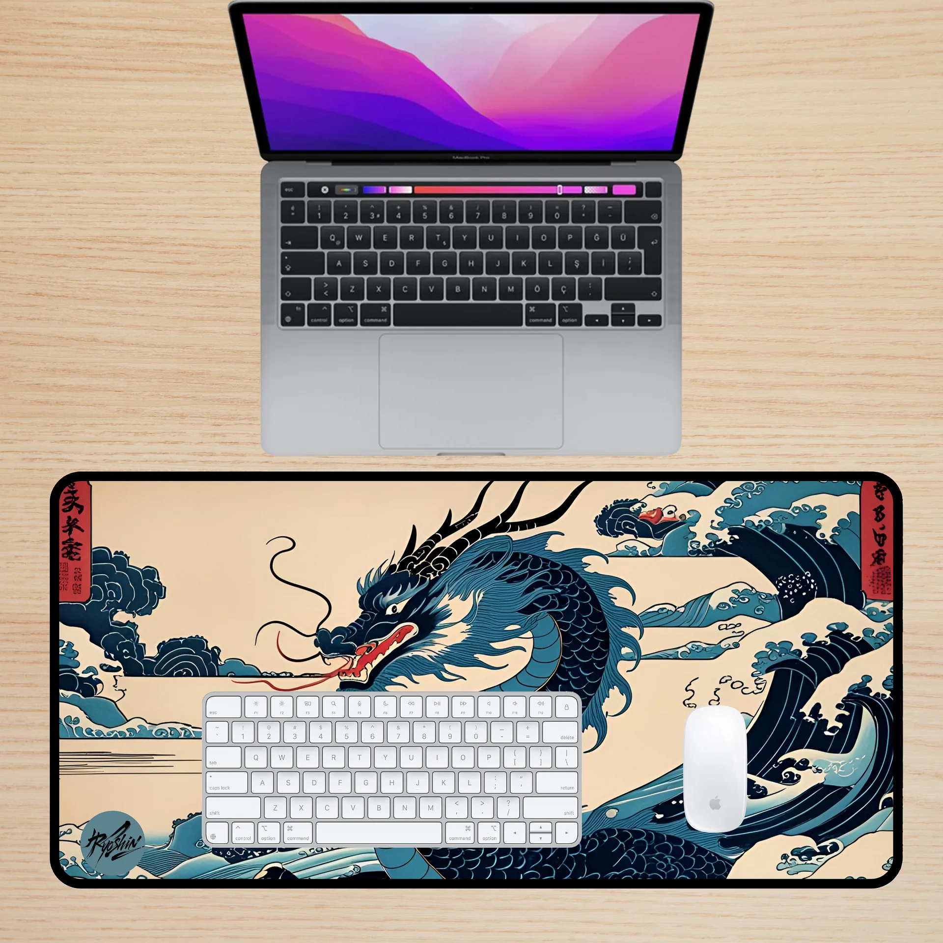 Ryoshin - Ocean Depths (Umi no Shinso), Ancient Ryū Collection, Desk Mat product image (4)