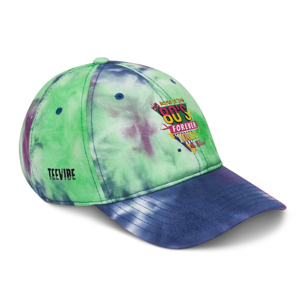 80's Retro Tie-Dye Dad Hat product image (6)