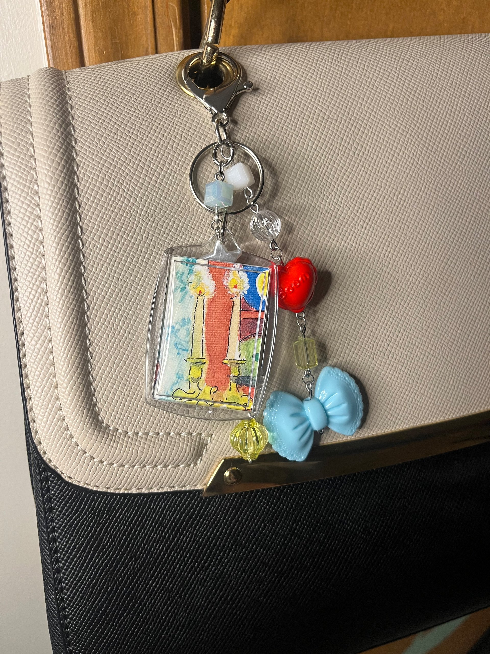 Candles + Apples Deluxe Bag Charm product image (2)