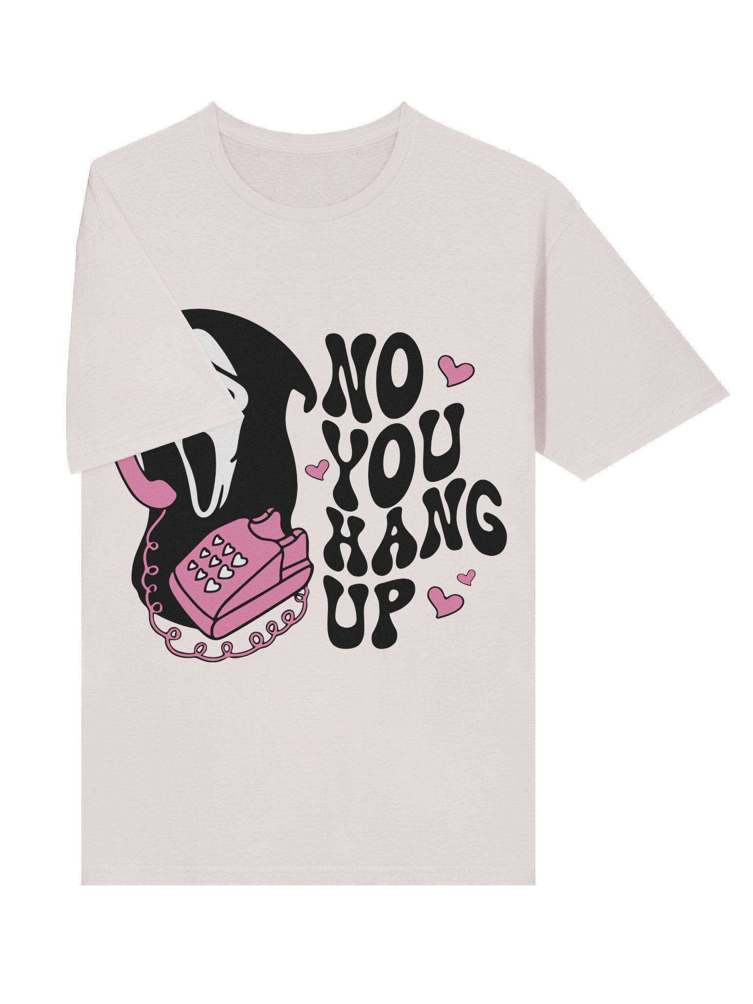 “No You Hang Up” Shirt – Ghost Face Horror Movie Inspired Graphic Tee | Spooky Cute Halloween Shirt product image (32)