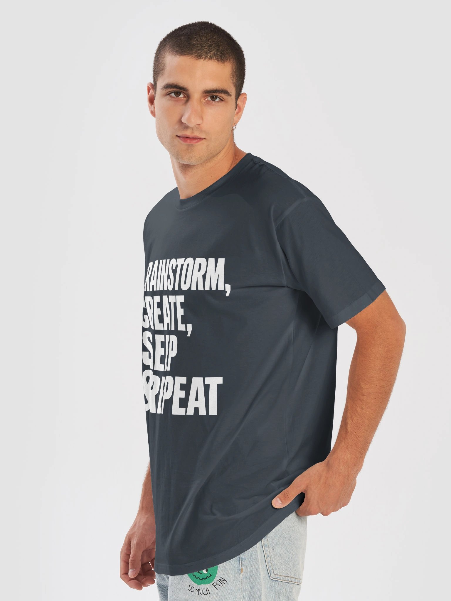 Brainstorm, Create, Sleep & Repeat Tee product image (7)