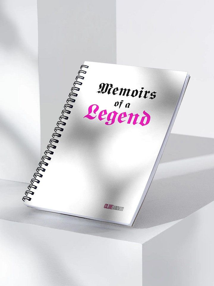 Memoirs of a Legend Spiral Notebook product image (2)