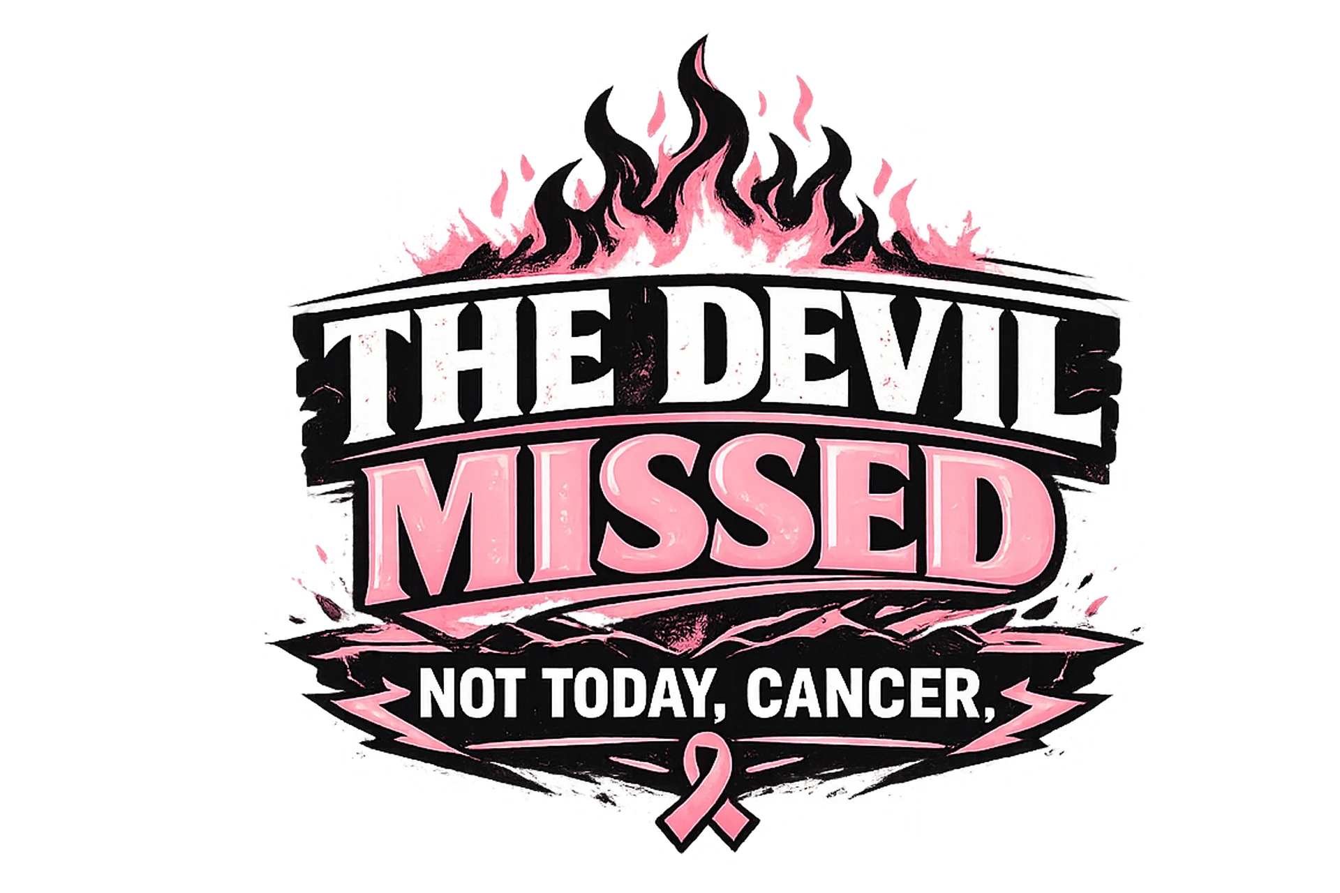 Not Today, Cancer Sticker product image (1)