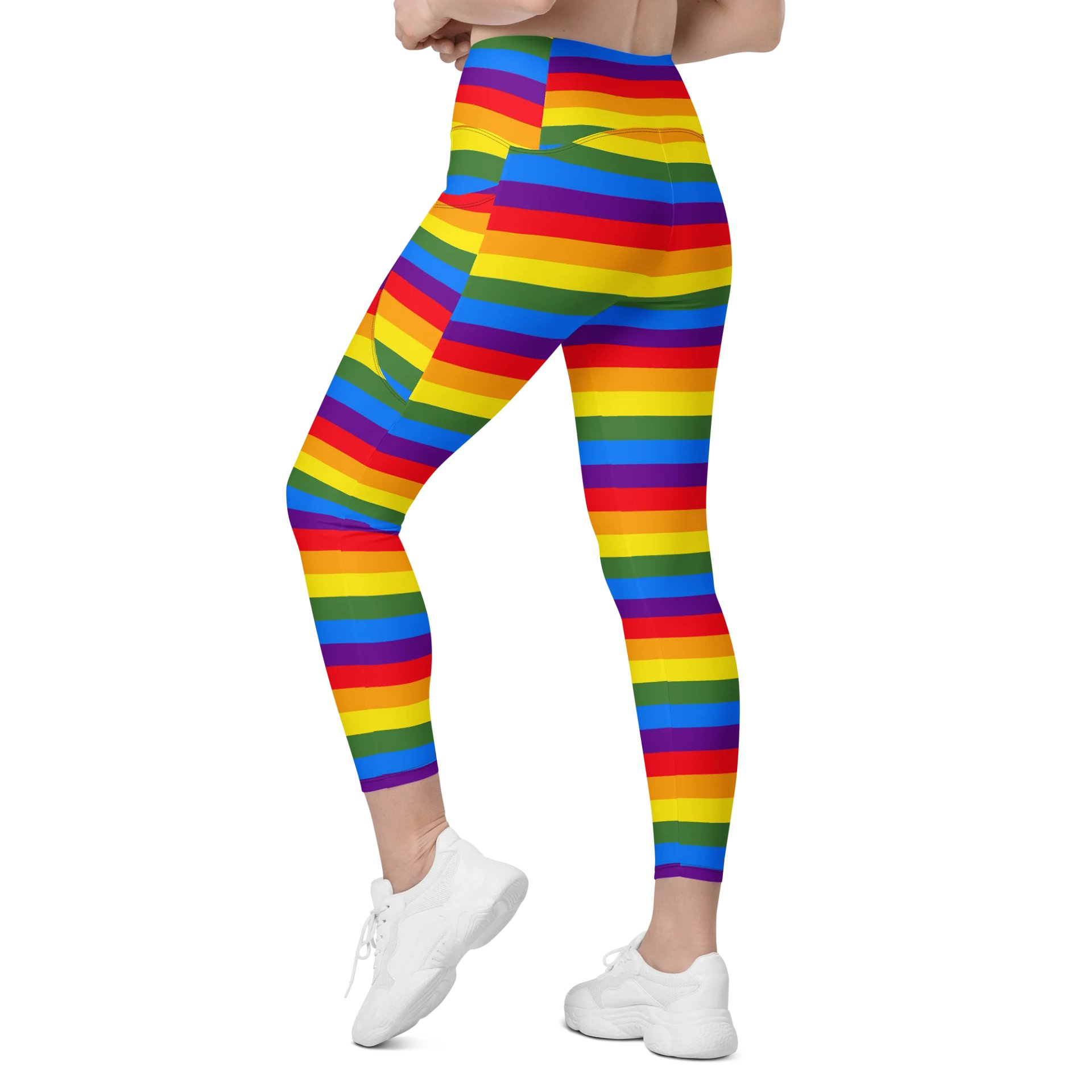 Rainbow Bliss Crossover Leggings product image (7)