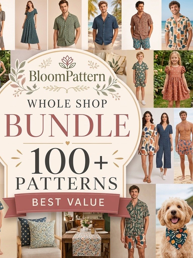 Sewing Pattern Bundle | Women, Men, Children Beginner Sewing Patterns product image (1)