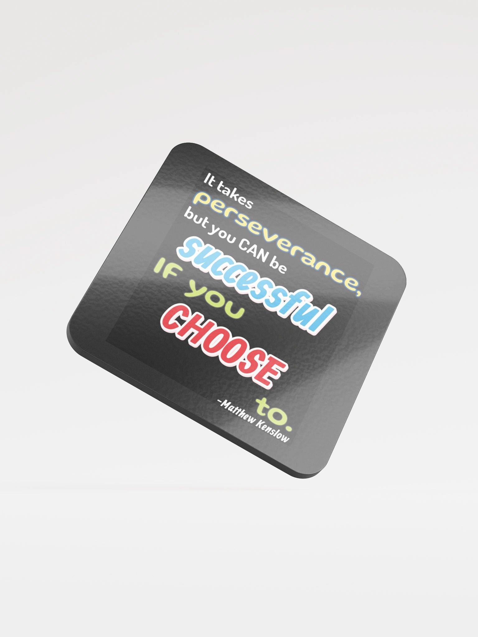 Glossed Cork Coaster [Quote 6] product image (1)