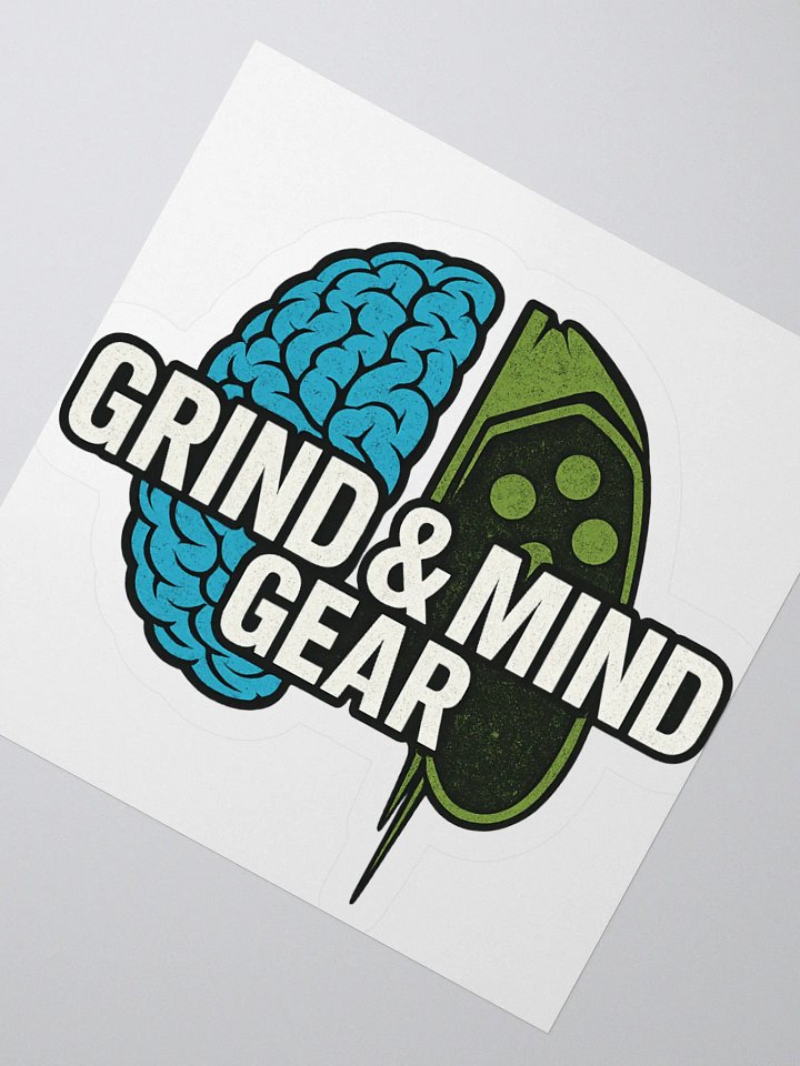 Grind And Mind Gear Logo Sticker product image (3)