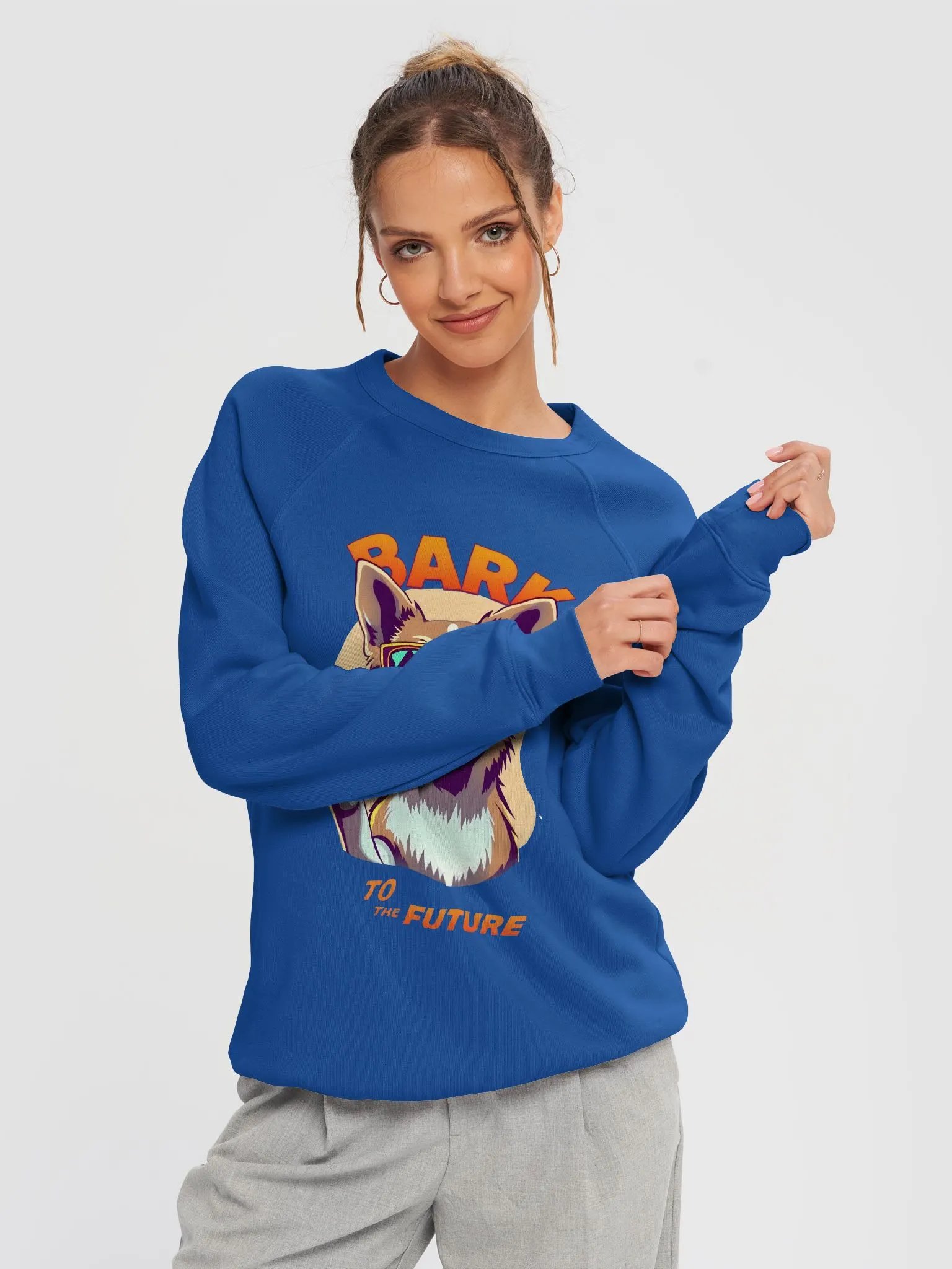 Future Bark Unisex Raglan Sweatshirt Bella+Canvas (Adult Unisex) product image (17)