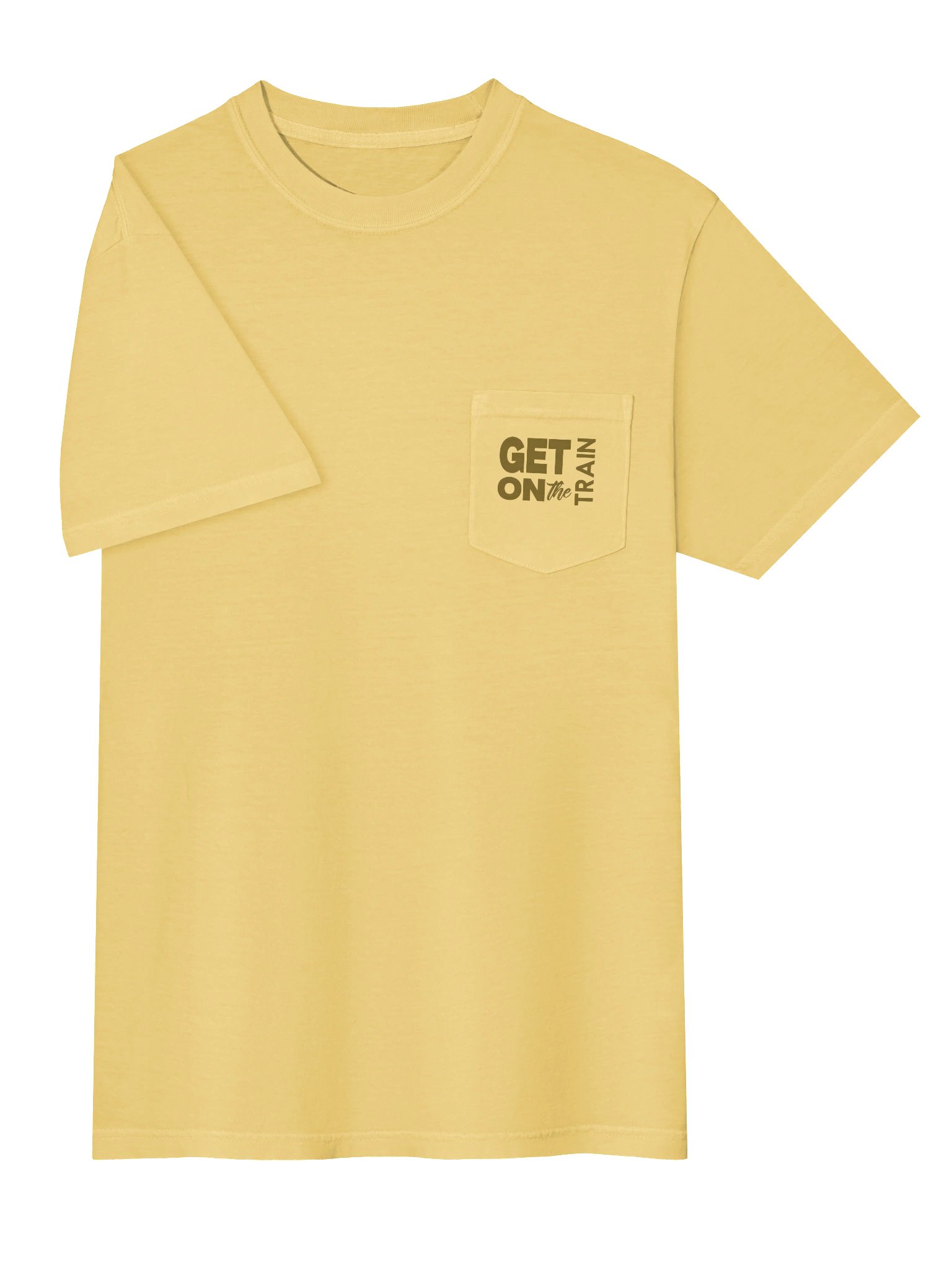 24hr Train Pocket Tee - Yellow product image (5)