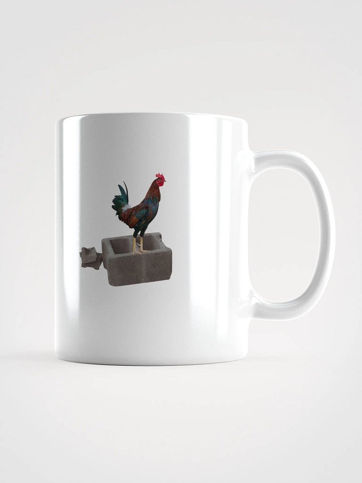 Rooster King White Glossy Mug product image (3)