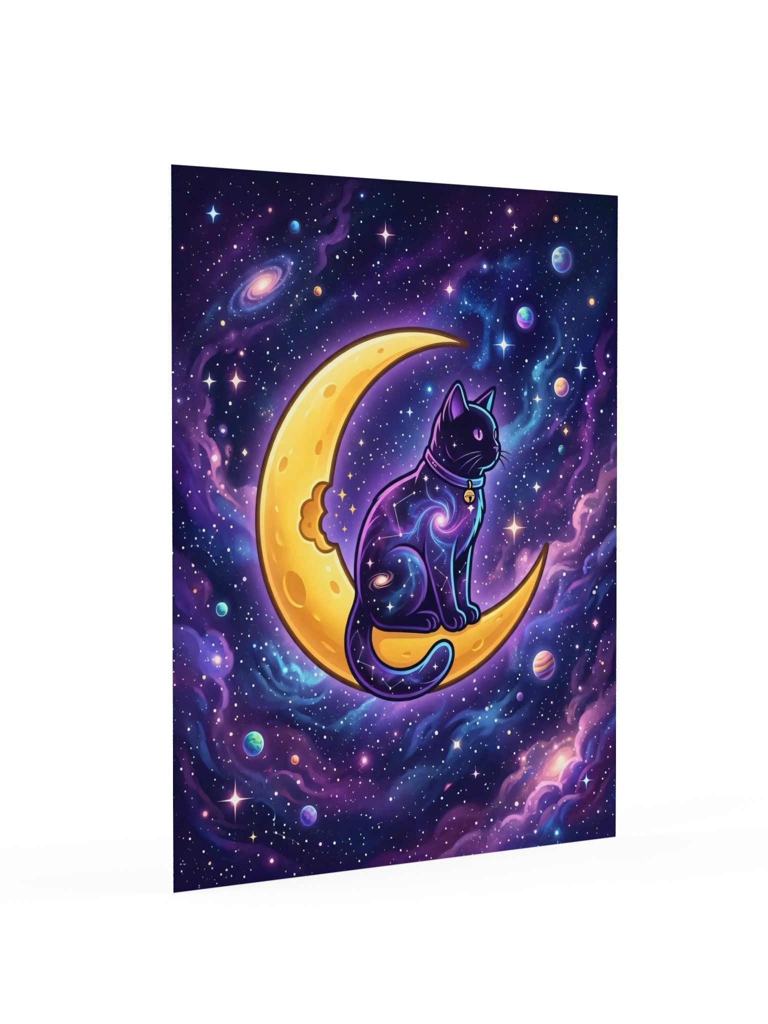 Moon Snack Cat Poster product image (16)
