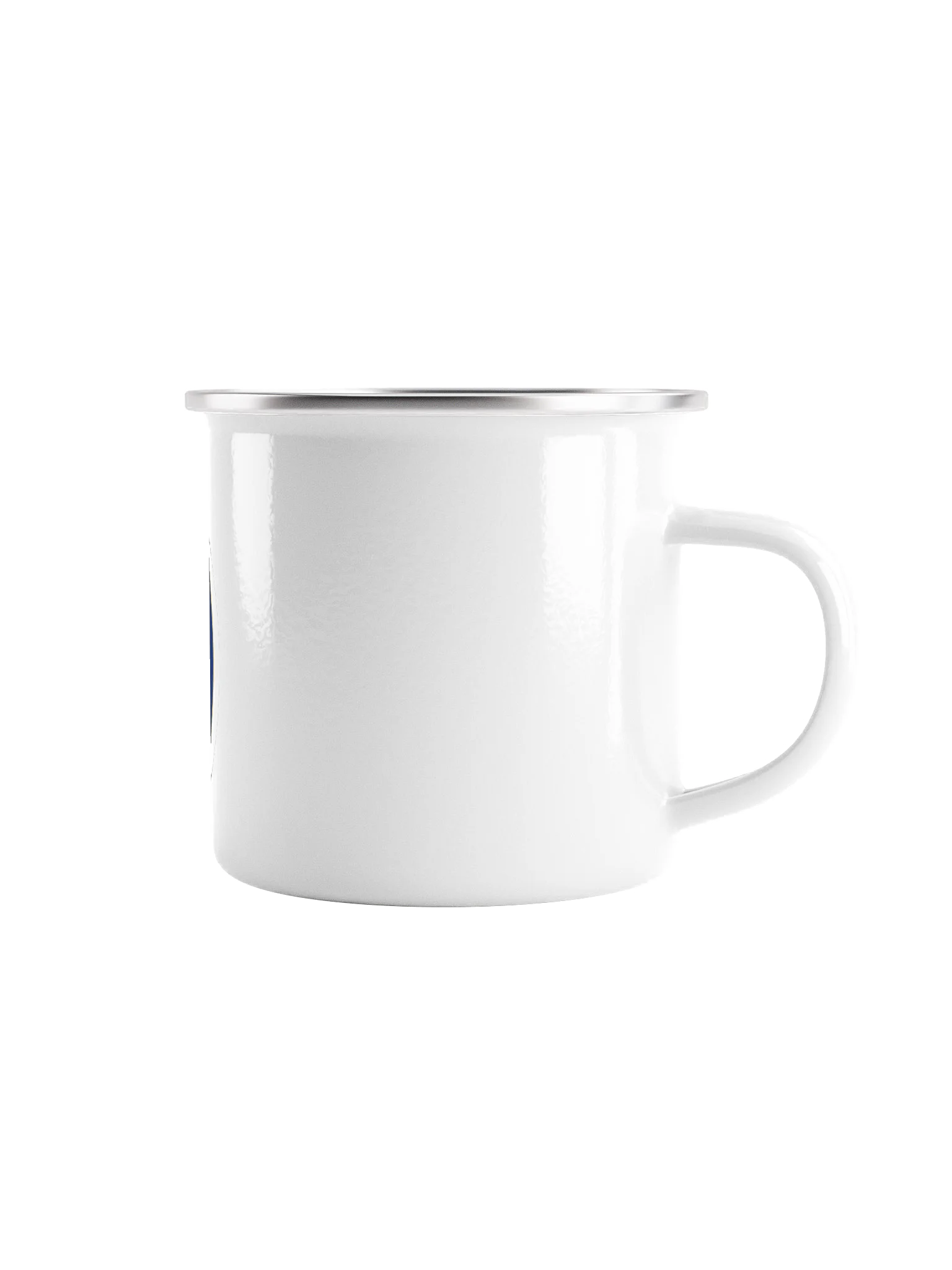 Blue Hebrew Scripture Enamel Mug product image (2)