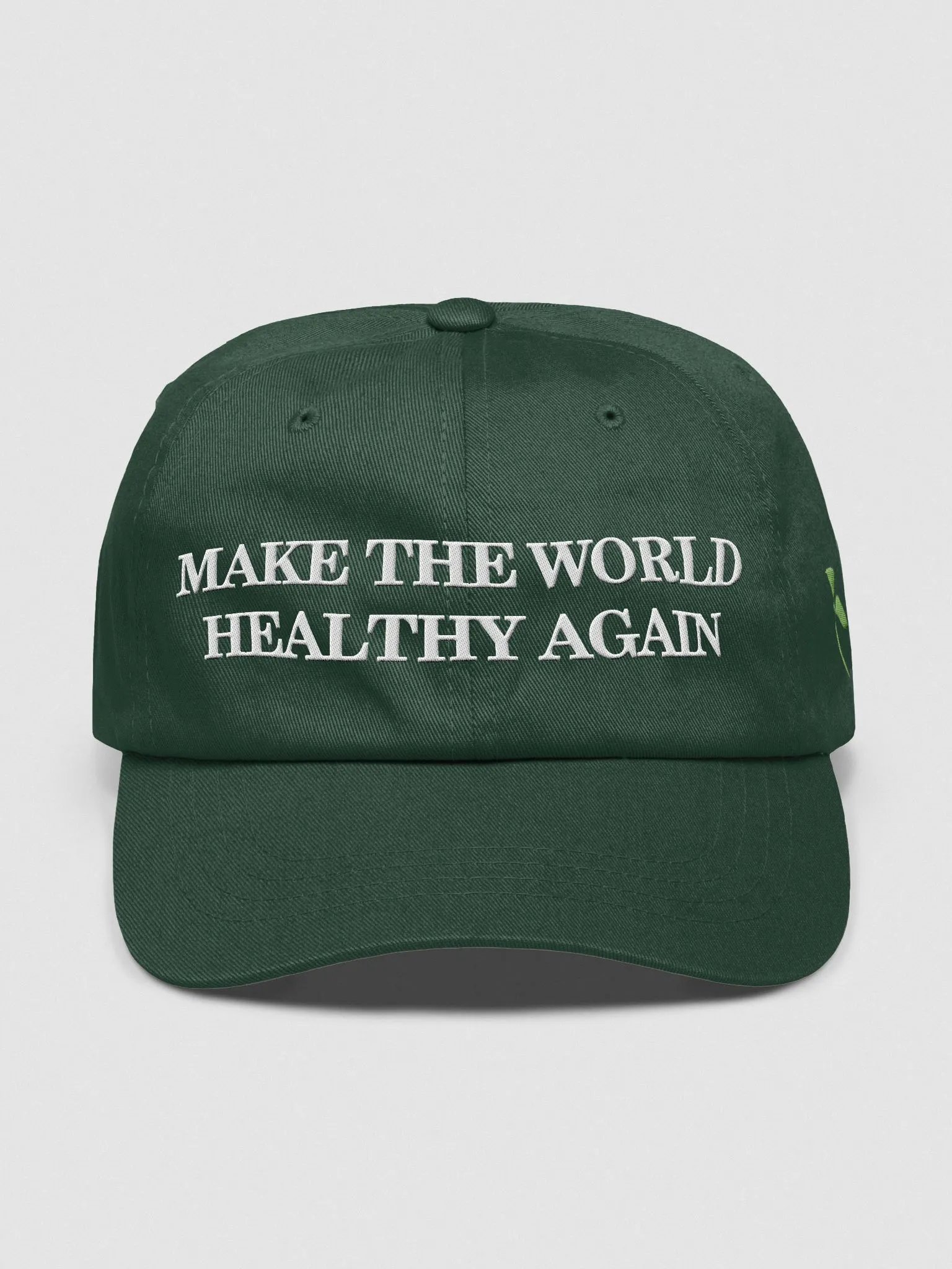 make the world healthy again cap / hat - 100% cotton product image (2)