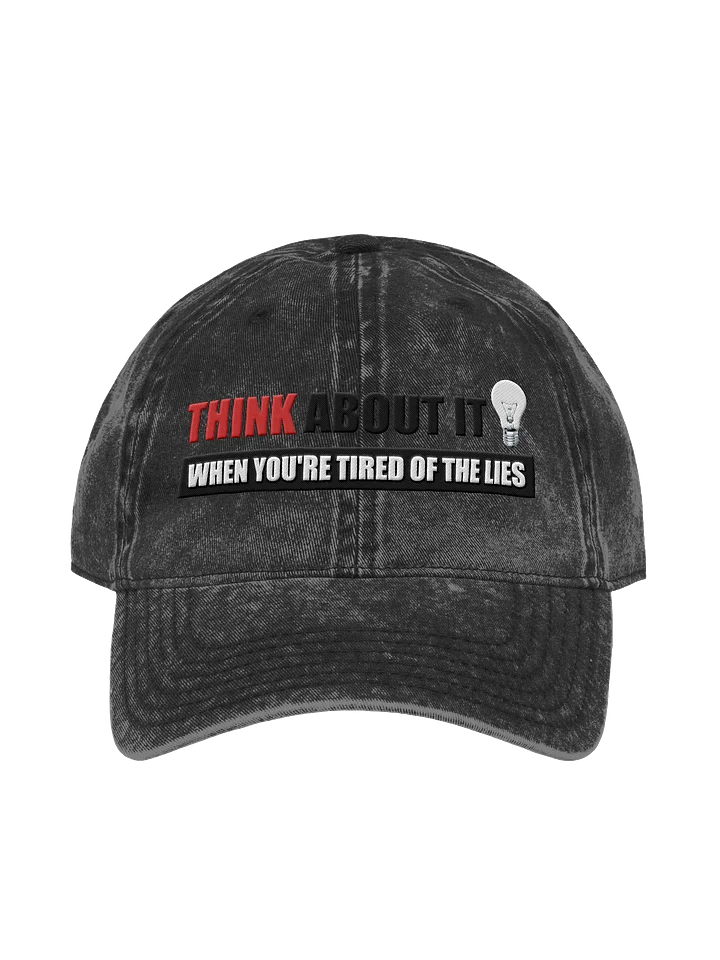 Think About It Logo Dad Hat product image (1)