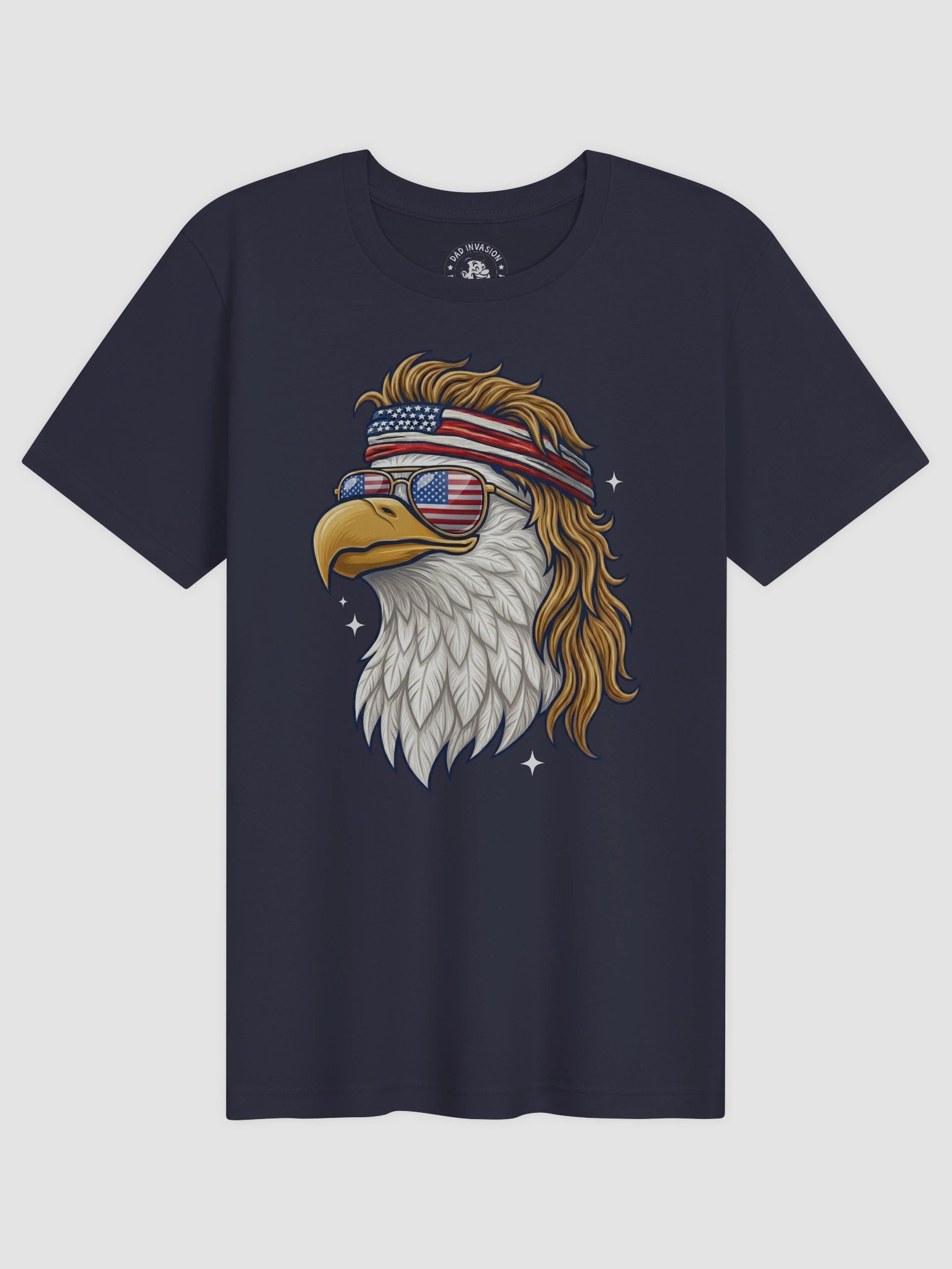 Patriotic Eagle 4th of July USA American Flag T-Shirt product image (1)