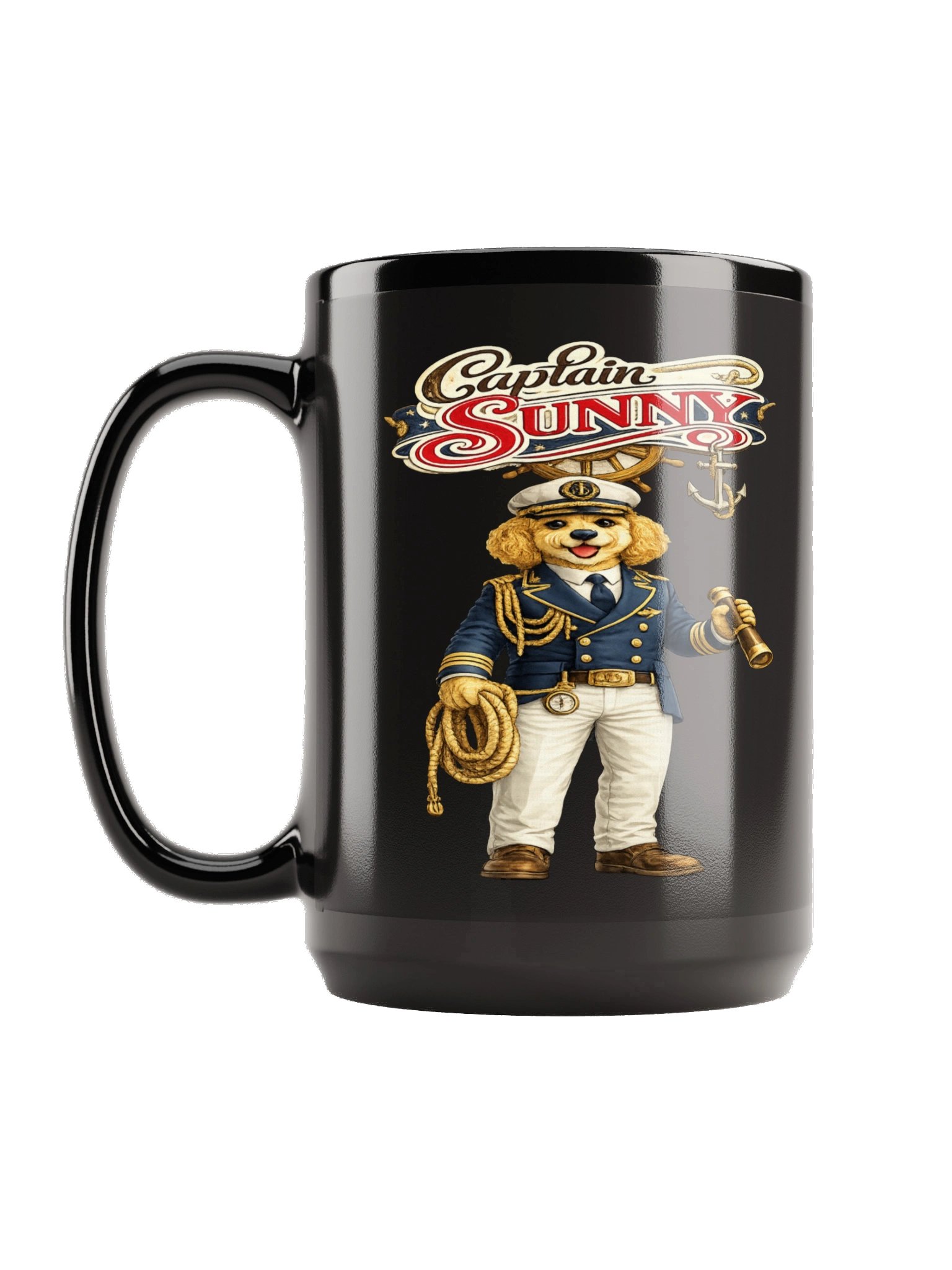 Captain Sunny Stay Pawsitive Mug product image (1)
