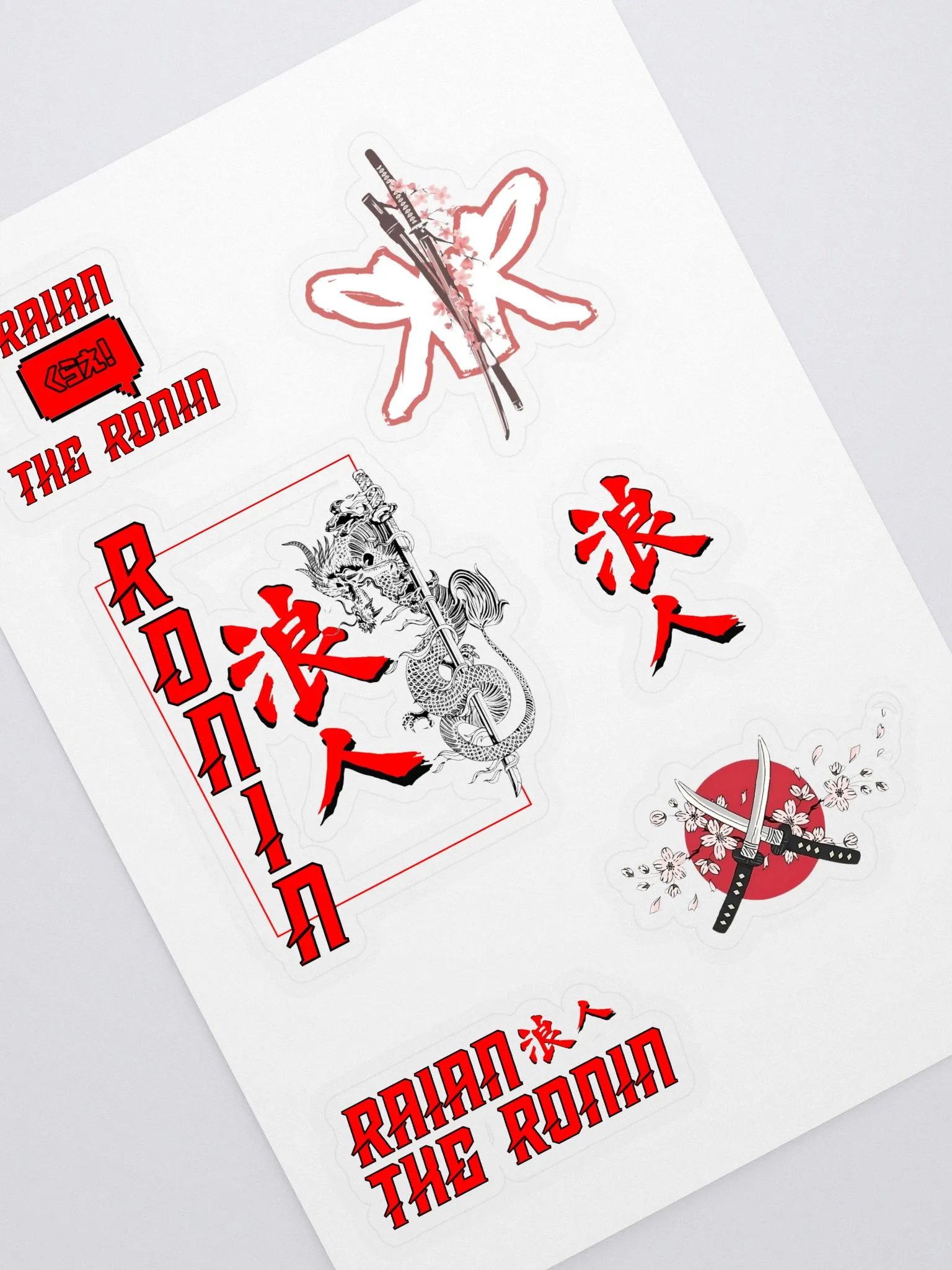 Ronin Sticker Sheet product image (1)