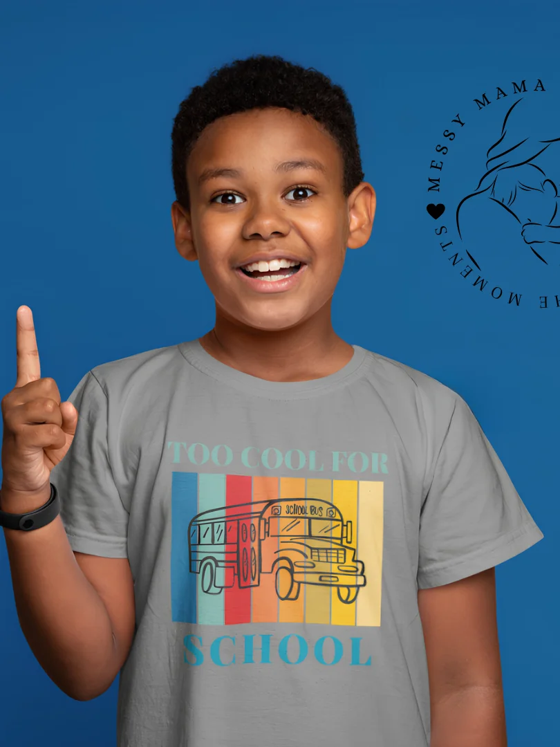 Too Cool for School Retro Kids Tee product image (3)