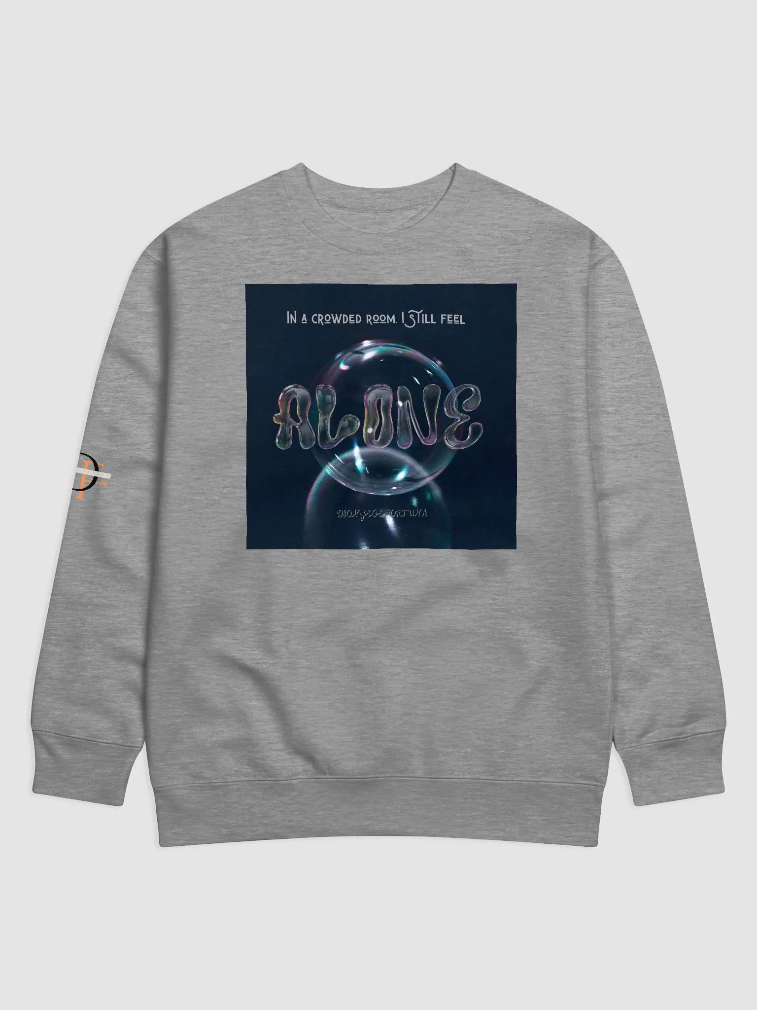 Alone bubble Stylized Premium Sweatshirt product image (1)