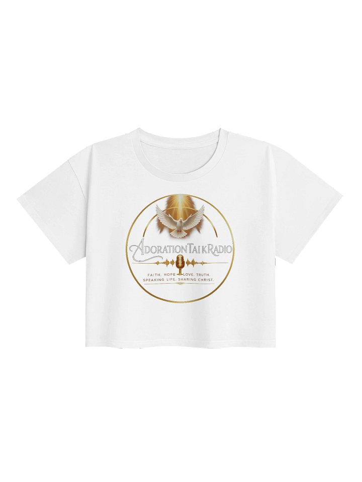 Adoration Talk Radio Gold Dove Crop Top product image (1)