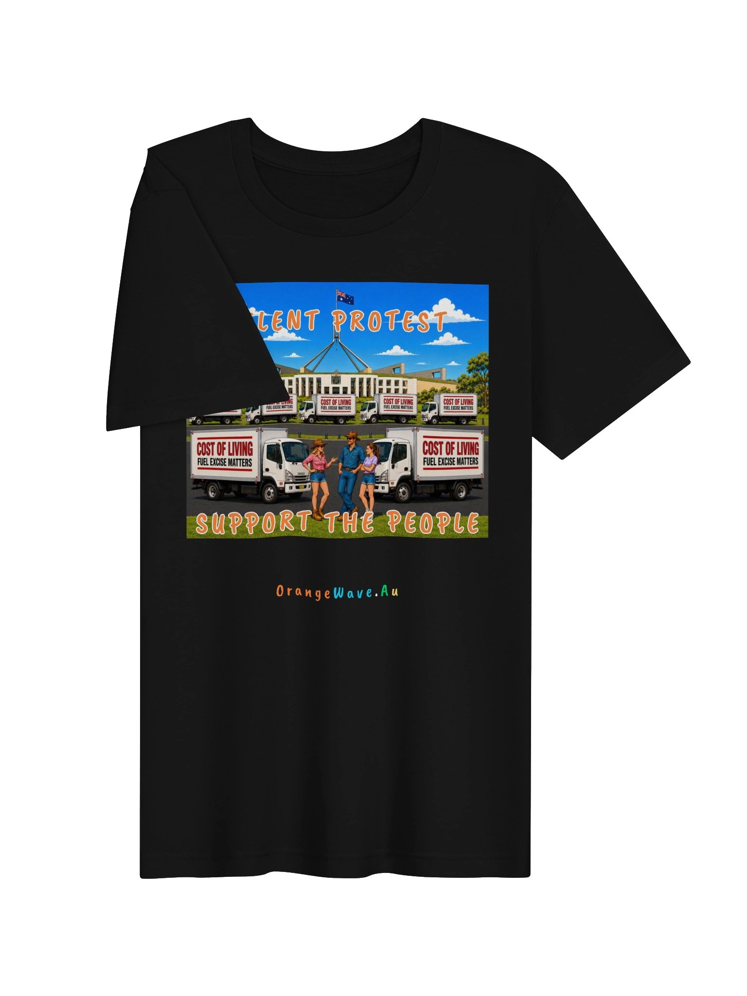 Silent Protest Support The People Tee product image (3)