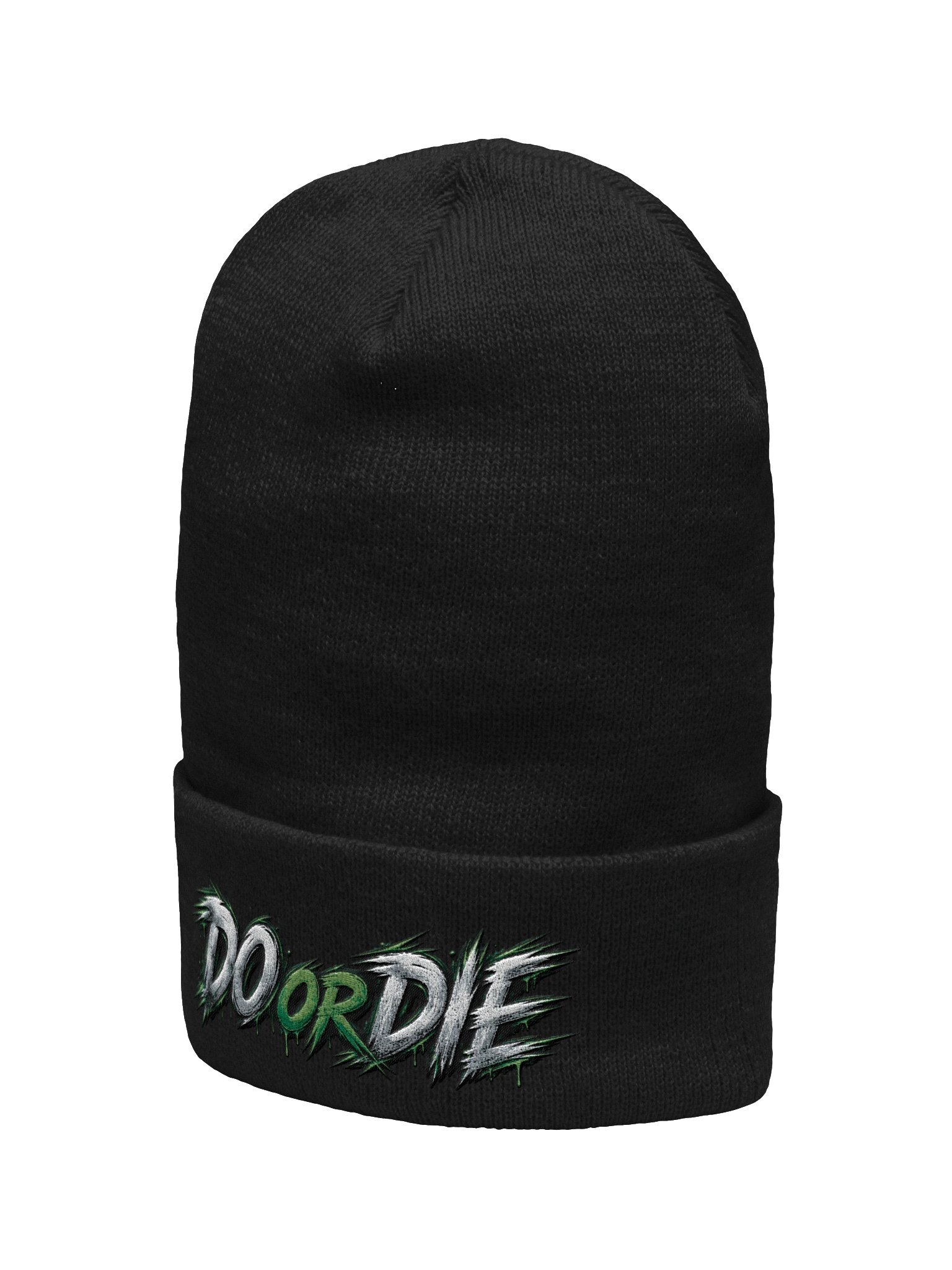 DO OR DIE Graffiti Cuffed Beanie - Green product image (13)