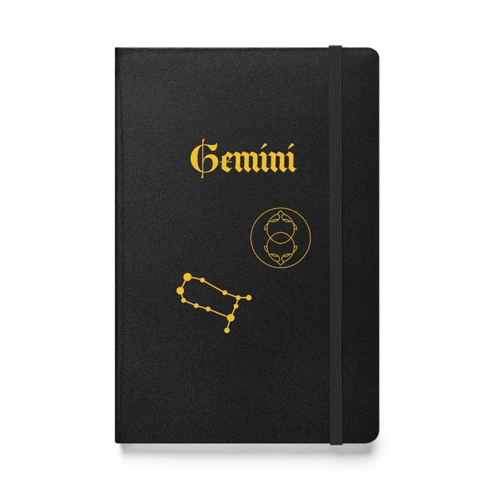 Yellow Gemini Constellation Journal product image (1)