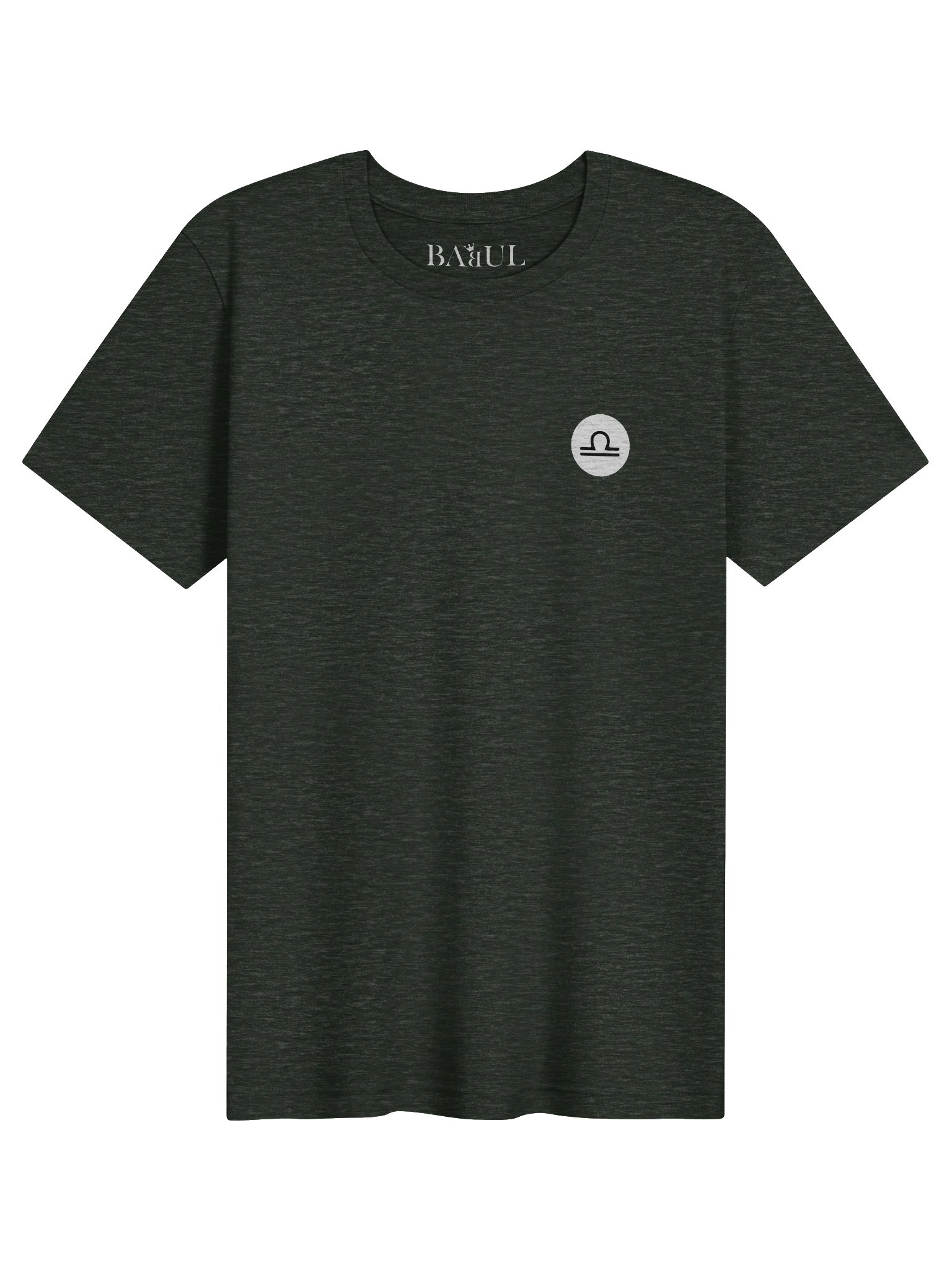 Libra - Gothic Zodiac T-Shirt. Blue graphic on the back product image (1)