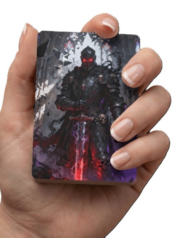 Dark Fantasy Knight Premium Playing Cards - Gothic Gaming Deck product image (3)