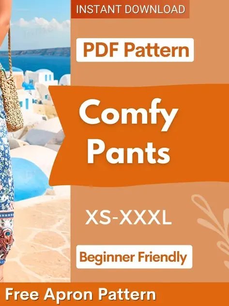 Comfortable Pants Sewing Pattern product image (3)