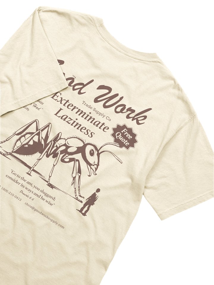 Exterminator Ant Tee (Cream) product image (1)