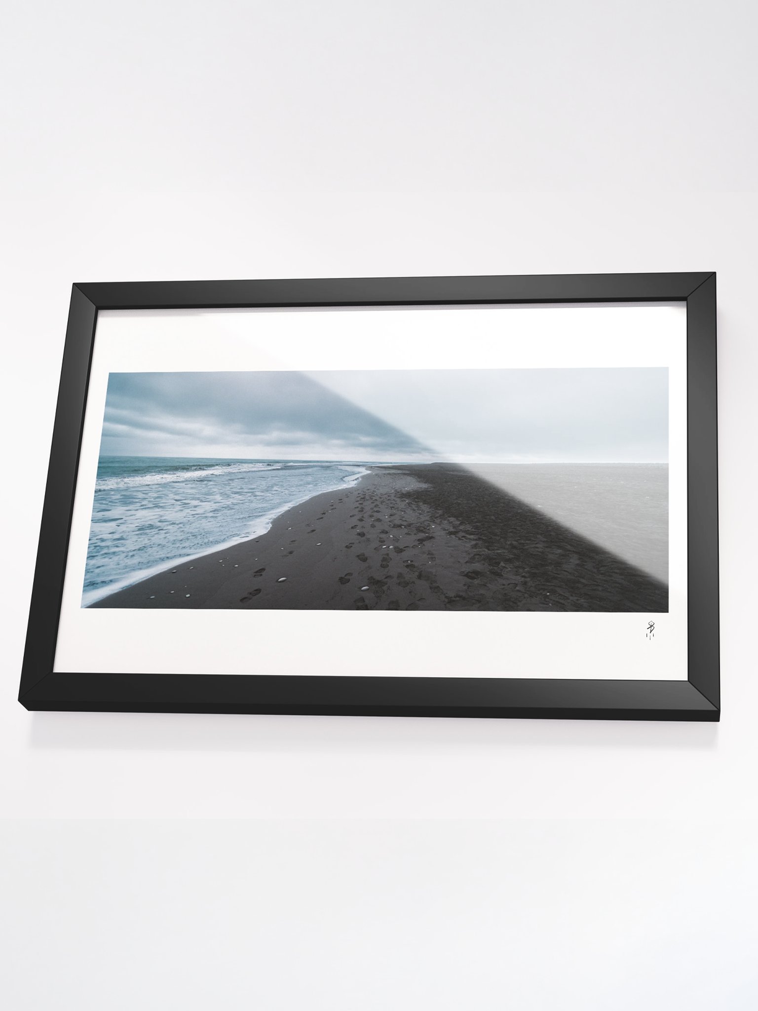 "Black Sand" - Framed Print product image (2)
